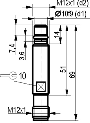 Габариты ISB WC26S8-32N-1,5-S4-50